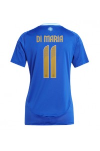 Fotbalové Dres Argentina Angel Di Maria #11 Dámské Venkovní Oblečení Copa America 2024 Krátký Rukáv